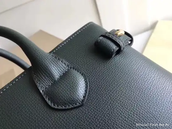 Official First Bag Ru in Check Medium Banner The Burberry and House Leather 0509